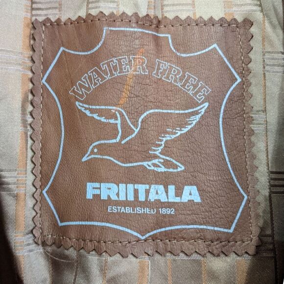 NWT Friitala Water Free Leather Jacket Size 6 - Picture 5 of 8